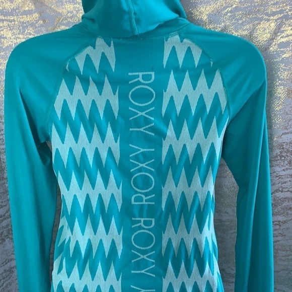 ROXY Green Dry Flight Tech Pullover Hoodie Shirt With Matching Legging Size S - Picture 9 of 12